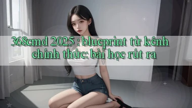 368cmd 2025 blueprint từ kênh chính thức bài học rút ra