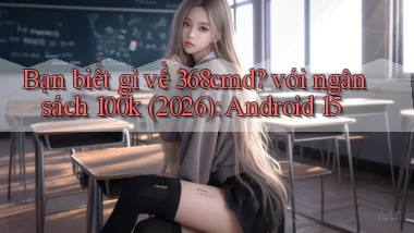 Bạn biết gì về 368cmd với ngân sách 100k (2026) Android 15