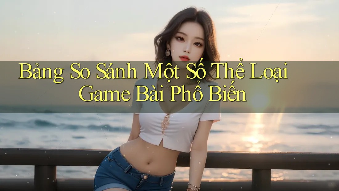 Bảng So Sánh Một Số Thể Loại Game Bài Phổ Biến