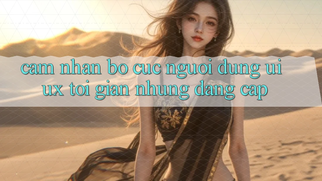 Cảm nhận Bố cục Người Dùng (UI/UX) Tối Giản Nhưng Đẳng Cấp Cảm nhận Bố cục Người Dùng (UI/UX) Tối Giản Nhưng Đẳng Cấp