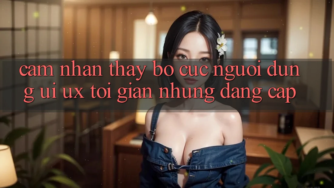 Cảm nhận thấy Bố cục Người Dùng (UI/UX) Tối Giản Nhưng Đẳng cấp Cảm nhận thấy Bố cục Người Dùng (UI/UX) Tối Giản Nhưng Đẳng cấp