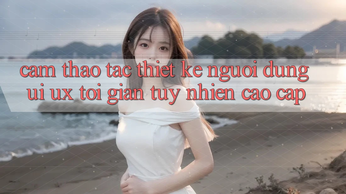 Cảm thao tác Thiết kế Người Dùng (UI/UX) Tối Giản Tuy nhiên Cao cấp