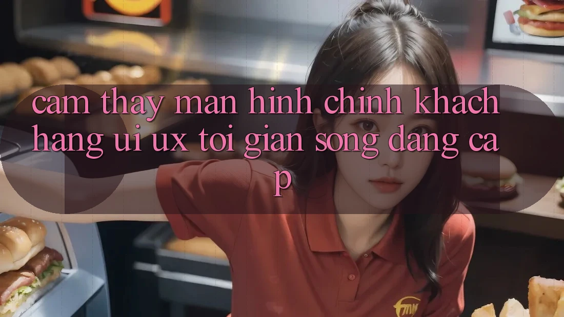 Cảm thấy Màn hình chính Khách hàng (UI/UX) Tối Giản Song Đẳng Cấp