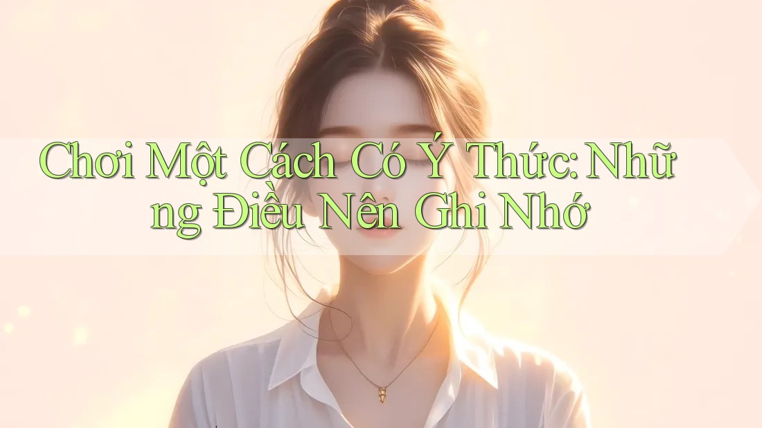 Chơi Một Cách Có Ý Thức: Những Điều Nên Ghi Nhớ