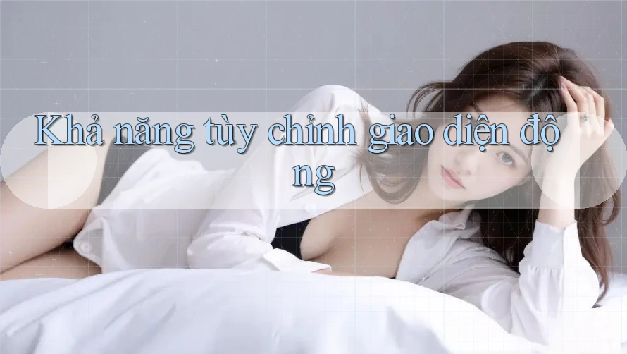Khả năng tùy chỉnh giao diện động Khả năng tùy chỉnh giao diện động