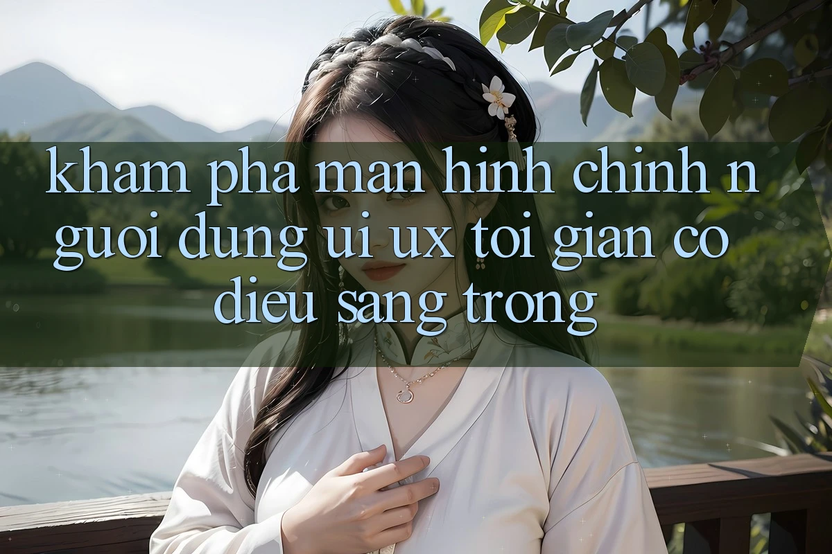 Khám phá Màn hình chính Người Dùng (UI/UX) Tối Giản Có điều Sang trọng Khám phá Màn hình chính Người Dùng (UI/UX) Tối Giản Có điều Sang trọng