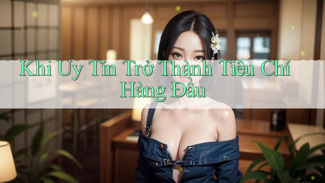 Khi Uy Tín Trở Thành Tiêu Chí Hàng Đầu Khi Uy Tín Trở Thành Tiêu Chí Hàng Đầu