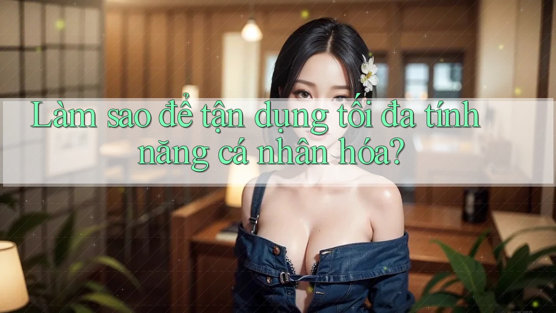 Làm sao để tận dụng tối đa tính năng cá nhân hóa? Làm sao để tận dụng tối đa tính năng cá nhân hóa?