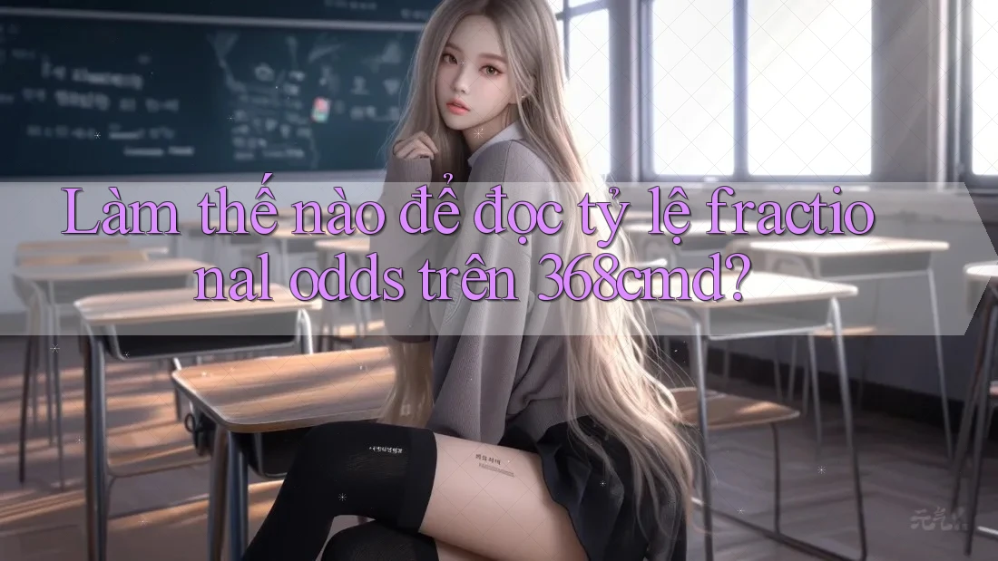 Làm thế nào để đọc tỷ lệ fractional odds trên 368cmd?