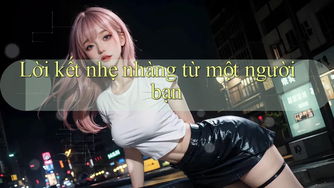 Lời Kết Nhẹ Nhàng Từ Một Người Bạn Lời Kết Nhẹ Nhàng Từ Một Người Bạn