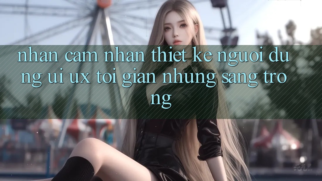 Nhận cảm nhận Thiết kế Người Dùng (UI/UX) Tối Giản Nhưng Sang trọng Nhận cảm nhận Thiết kế Người Dùng (UI/UX) Tối Giản Nhưng Sang trọng
