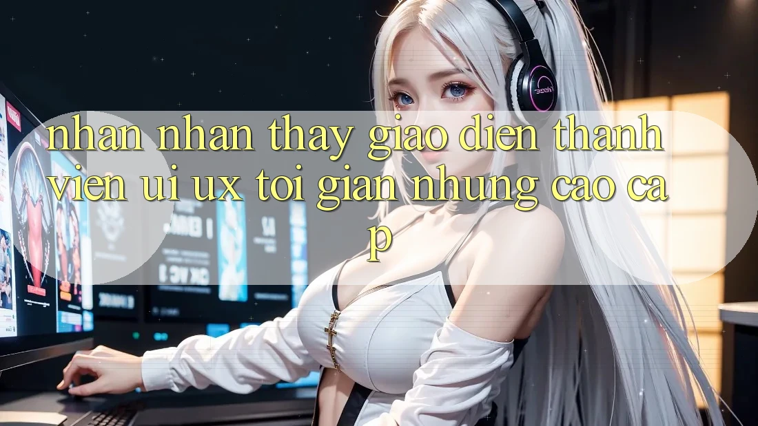 Nhận nhận thấy Giao Diện Thành viên (UI/UX) Tối Giản Nhưng Cao cấp