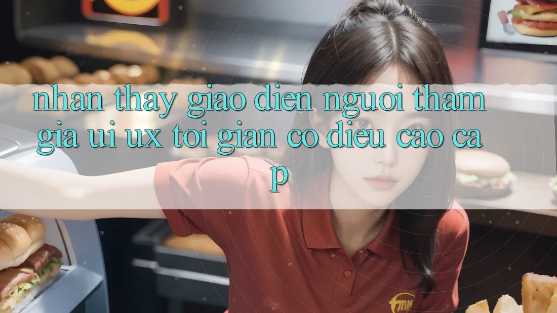 Nhận thấy Giao Diện Người tham gia (UI/UX) Tối Giản Có điều Cao cấp Nhận thấy Giao Diện Người tham gia (UI/UX) Tối Giản Có điều Cao cấp