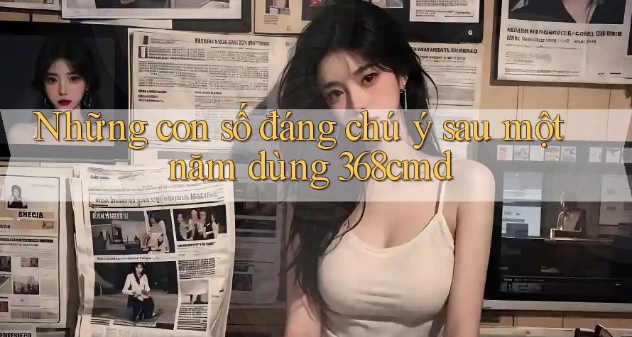 Những con số đáng chú ý sau một năm dùng 368cmd