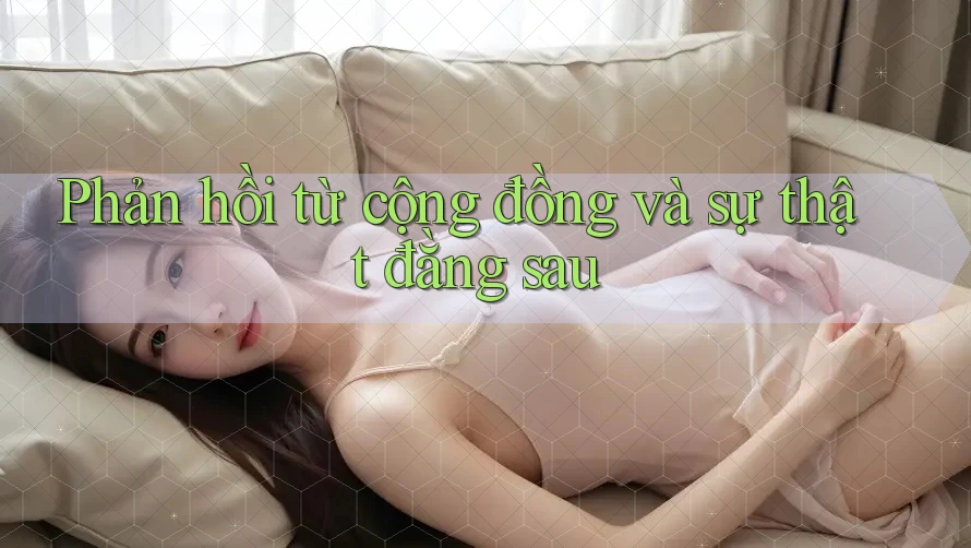 Phản hồi từ cộng đồng và sự thật đằng sau Phản hồi từ cộng đồng và sự thật đằng sau