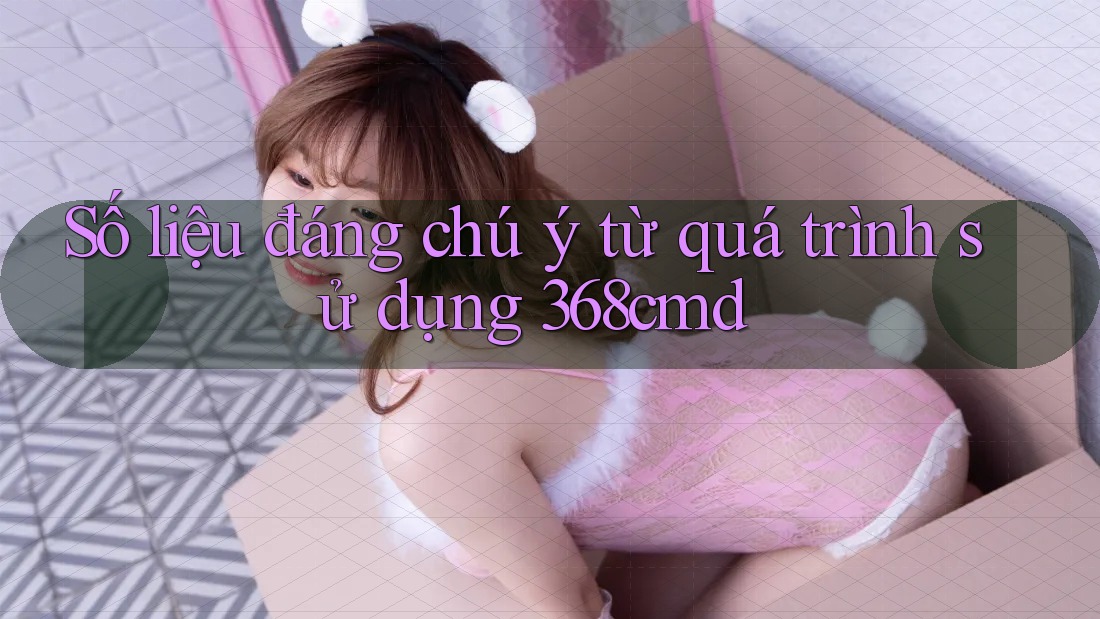 Số liệu đáng chú ý từ quá trình sử dụng 368cmd Số liệu đáng chú ý từ quá trình sử dụng 368cmd