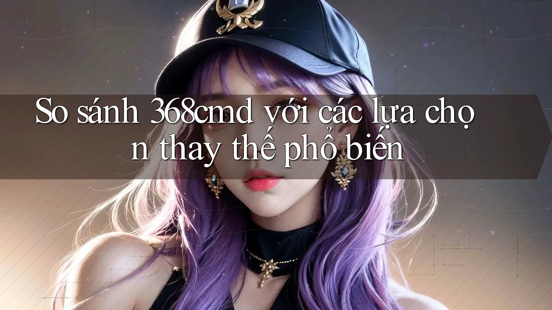 So sánh 368cmd với các lựa chọn thay thế phổ biến So sánh 368cmd với các lựa chọn thay thế phổ biến