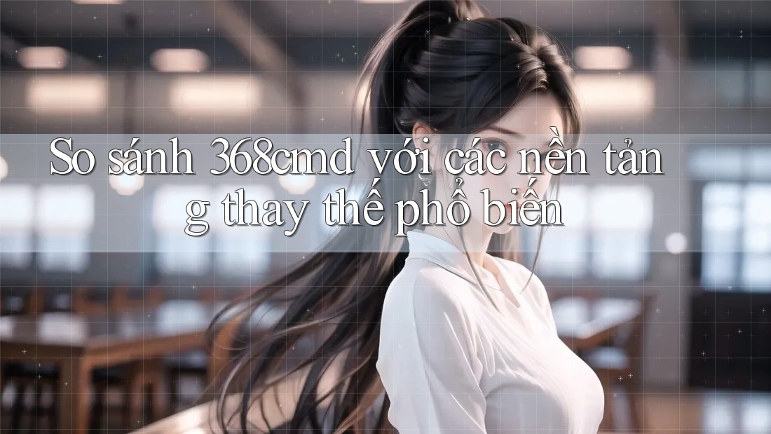 So sánh 368cmd với các nền tảng thay thế phổ biến So sánh 368cmd với các nền tảng thay thế phổ biến