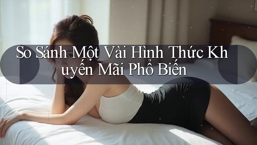 So Sánh Một Vài Hình Thức Khuyến Mãi Phổ Biến