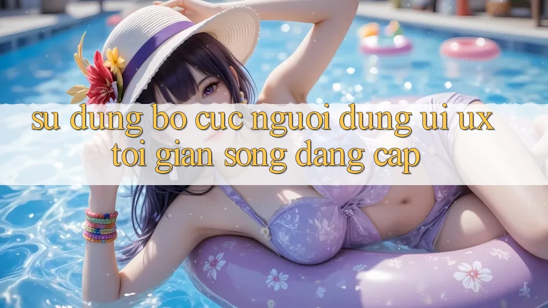 Sử dụng Bố cục Người Dùng (UI/UX) Tối Giản Song Đẳng Cấp Sử dụng Bố cục Người Dùng (UI/UX) Tối Giản Song Đẳng Cấp