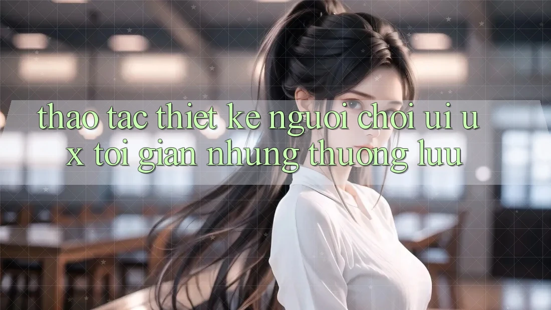 Thao tác Thiết kế Người chơi (UI/UX) Tối Giản Nhưng Thượng lưu Thao tác Thiết kế Người chơi (UI/UX) Tối Giản Nhưng Thượng lưu
