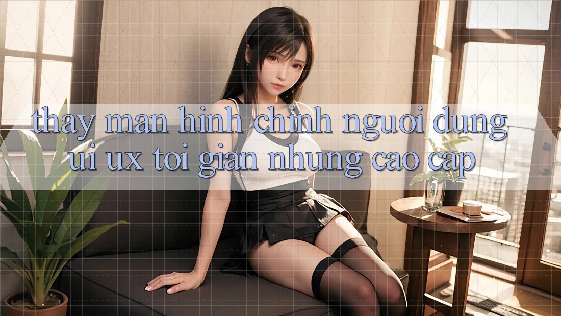 Thấy Màn hình chính Người Dùng (UI/UX) Tối Giản Nhưng Cao cấp