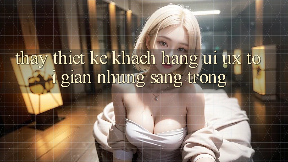 Thấy Thiết kế Khách hàng (UI/UX) Tối Giản Nhưng Sang trọng