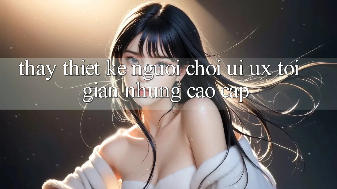 Thấy Thiết kế Người chơi (UI/UX) Tối Giản Nhưng Cao cấp