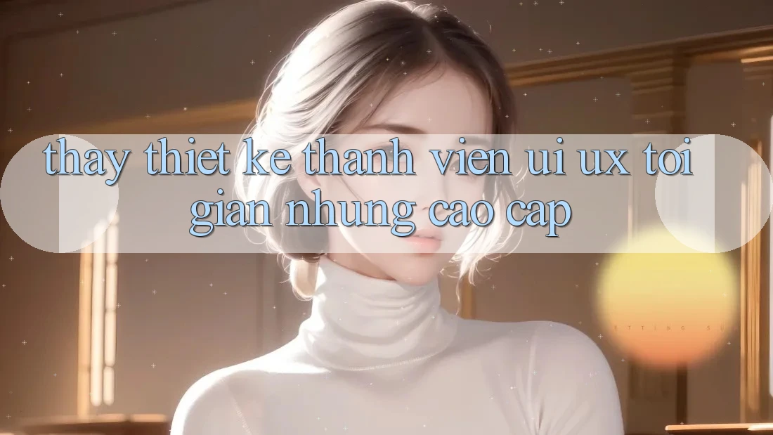 Thấy Thiết kế Thành viên (UI/UX) Tối Giản Nhưng Cao cấp Thấy Thiết kế Thành viên (UI/UX) Tối Giản Nhưng Cao cấp