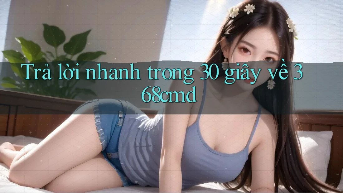Trả lời nhanh trong 30 giây về 368cmd