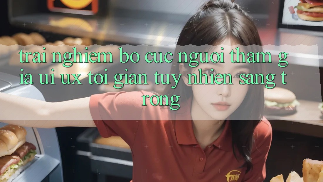 Trải nghiệm Bố cục Người tham gia (UI/UX) Tối Giản Tuy nhiên Sang trọng