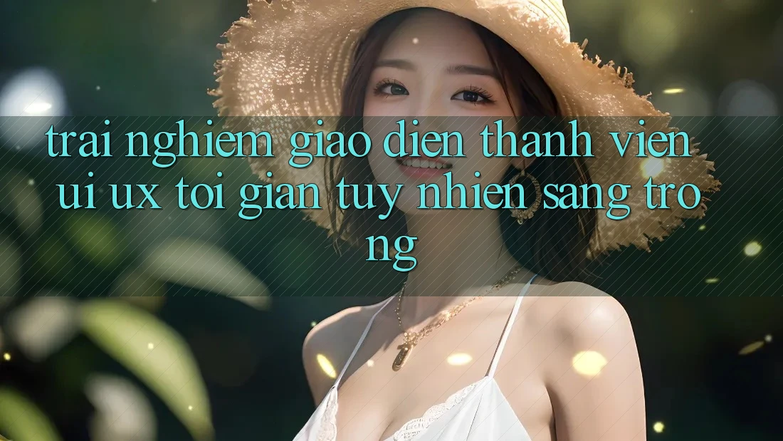 Trải Nghiệm Giao Diện Thành viên (UI/UX) Tối Giản Tuy nhiên Sang trọng Trải Nghiệm Giao Diện Thành viên (UI/UX) Tối Giản Tuy nhiên Sang trọng
